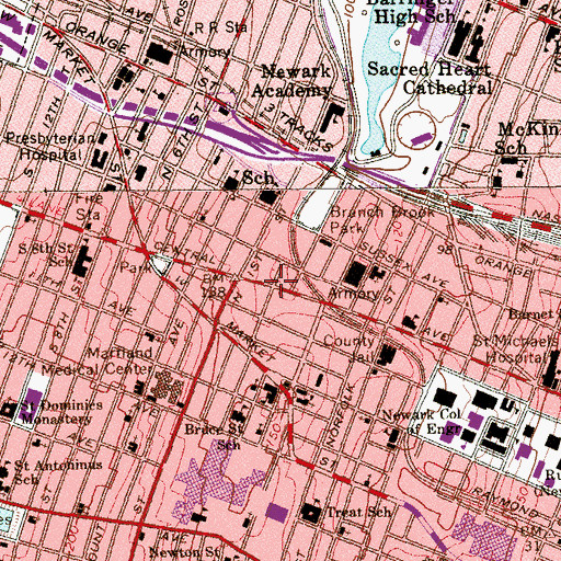 Topographic Map of Rapid Respond Ambulance, NJ