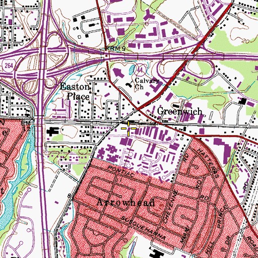 Topographic Map of Medical Transport, VA
