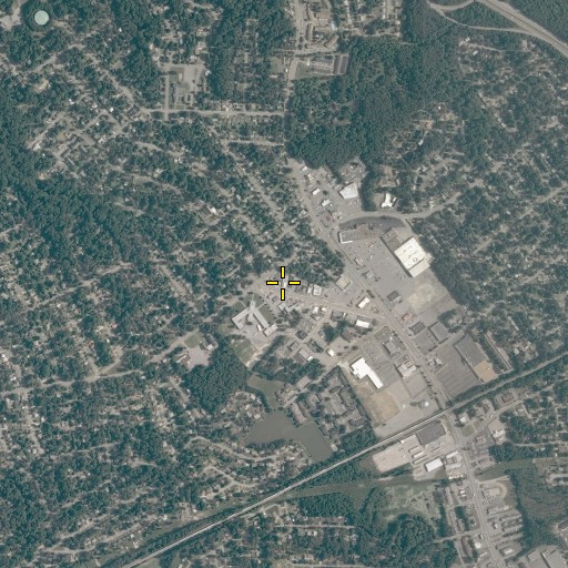 Aerial/Satellite Image of Petersburg Fire Rescue and Emergency Services Station 4, VA