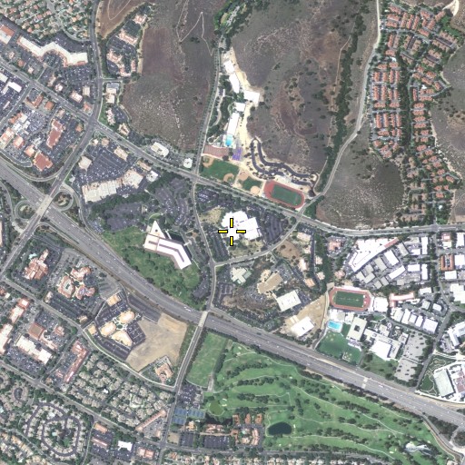 Aerial/Satellite Image of Los Robles Hospital and Medical Center, CA