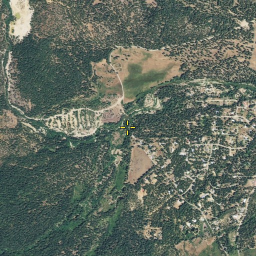 Aerial/Satellite Image of Silver Creek, CA