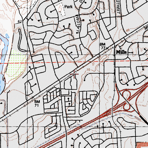 Topographic Map of First Responder Emergency Medical Services, CA