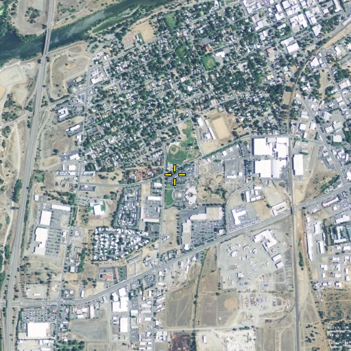 Aerial/Satellite Image of Feather River Ranger District Ambulance, CA