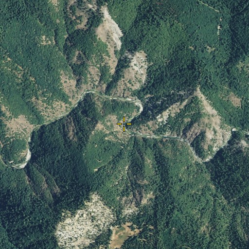 Aerial/Satellite Image of Sleeping Beauty Mine, CA