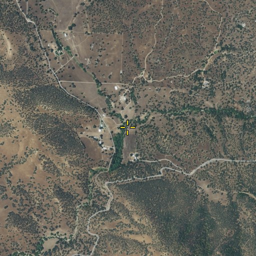Aerial/Satellite Image of Slickrock Canyon, CA