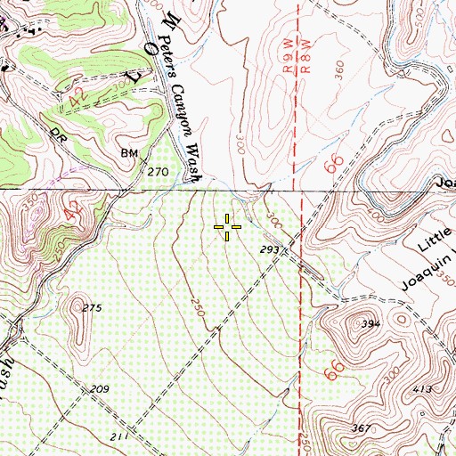 Topographic Map of Orange County Fire Authority Headquarters, CA
