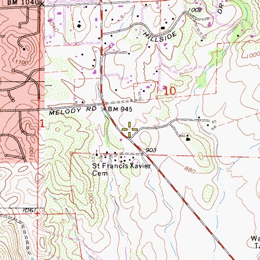 Topographic Map of California Department of Forestry and Fire Protection Jamul Fire Station 36, CA