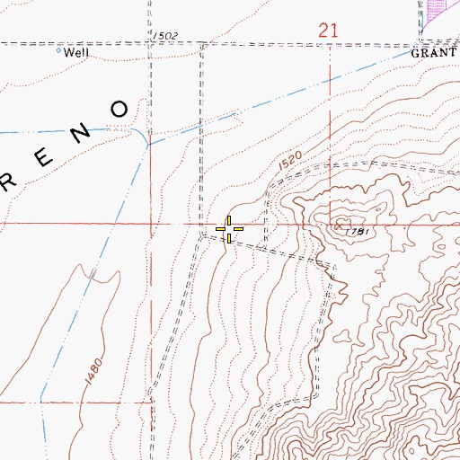 Topographic Map of American Medical Response Unit 391, CA