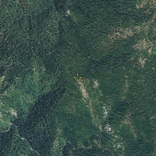 Aerial/Satellite Image of Cleghorn Bar Trail, CA