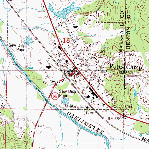 Potts Camp Volunteer Fire Department, MS