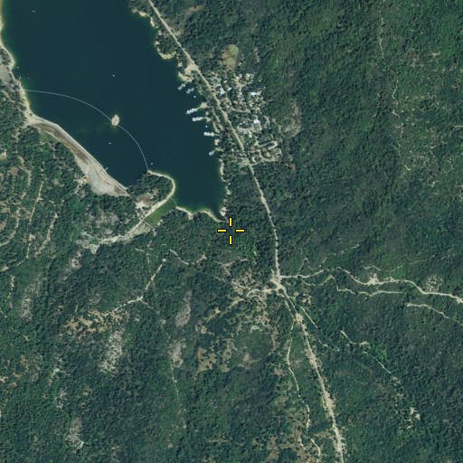 Aerial/Satellite Image of Crane Valley, CA
