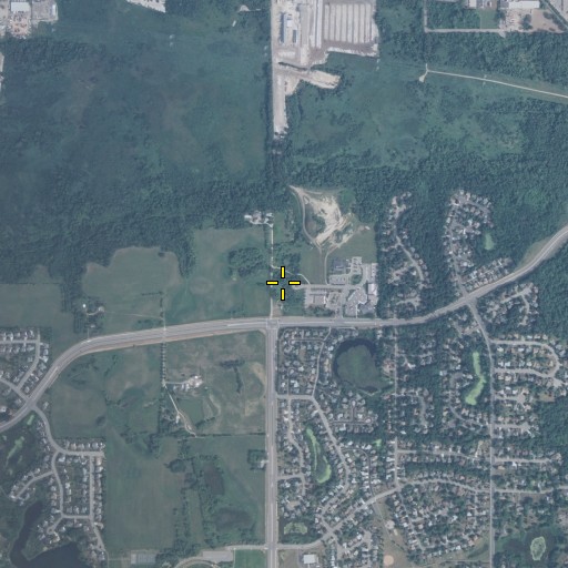 Aerial/Satellite Image of Savage Fire Department Station 1, MN