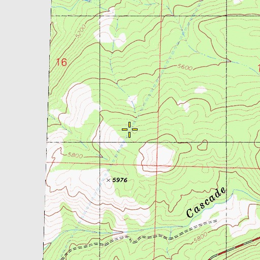 Topographic Map of Donnell Tunnel, CA