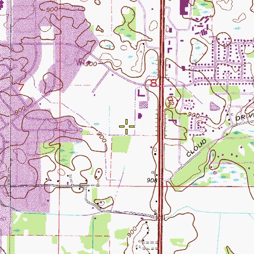 Topographic Map of Spring Lake Park - Blaine - Mountain View Fire Department Station 3, MN