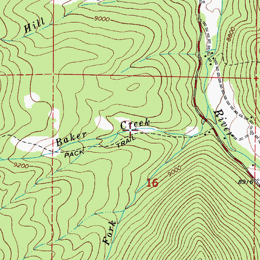 Topographic Map of La Veta Fire Protection District Station 2 Cuchara, CO