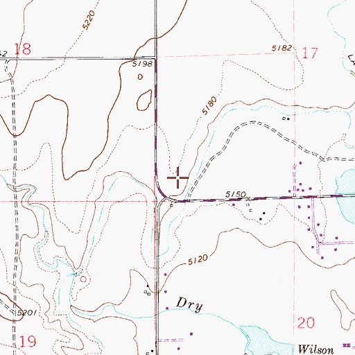 Topographic Map of Berthoud Fire Protection District Station 2, CO