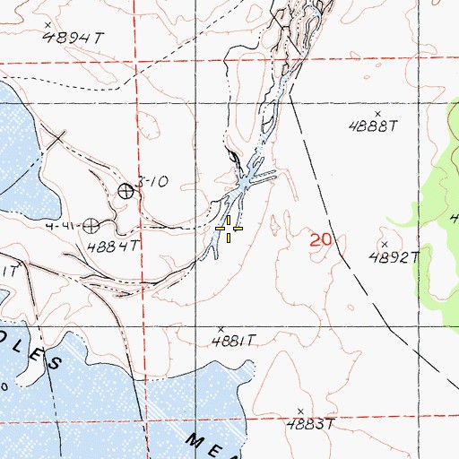 Topographic Map of Fletcher Creek, CA