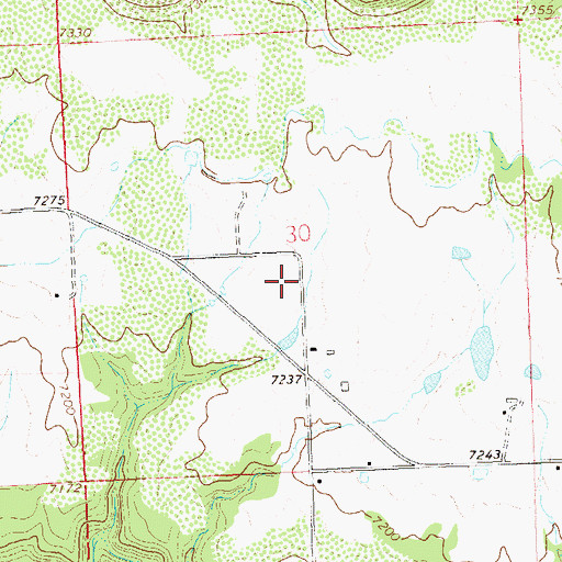Topographic Map of Dolores Fire Department Station 2, CO