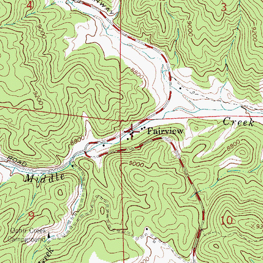 Topographic Map of San Isabel Volunteer Firefighters, CO