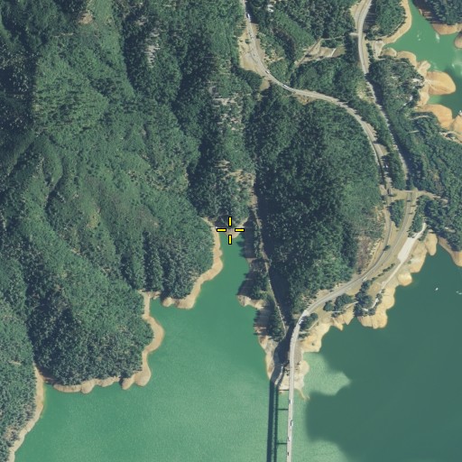 Aerial/Satellite Image of Goat Creek, CA