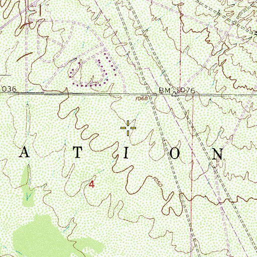 Topographic Map of Komatke Health Center, AZ