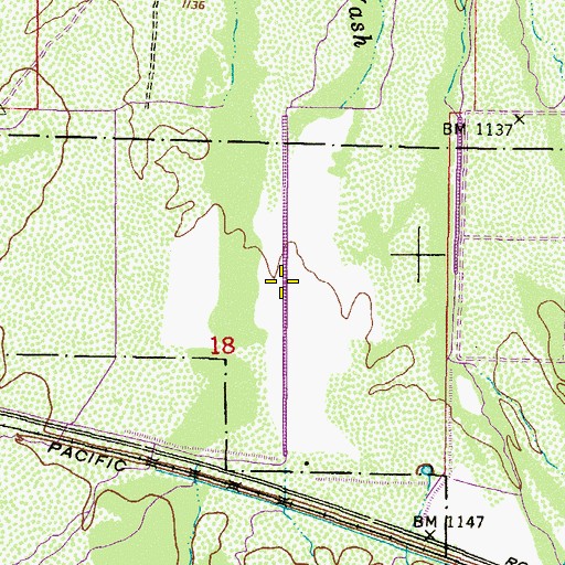Topographic Map of Southern Dunes Golf Club, AZ