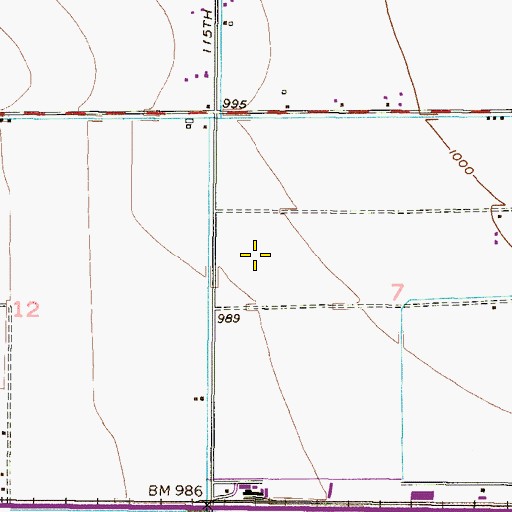 Topographic Map of Avondale Civic Center, AZ