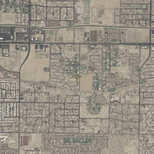 Aerial/Satellite Image of Baseline Missionary Baptist Church, AZ