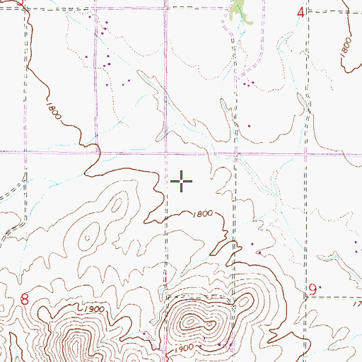 Topographic Map of Calvary Chapel of Deseret Hills, AZ