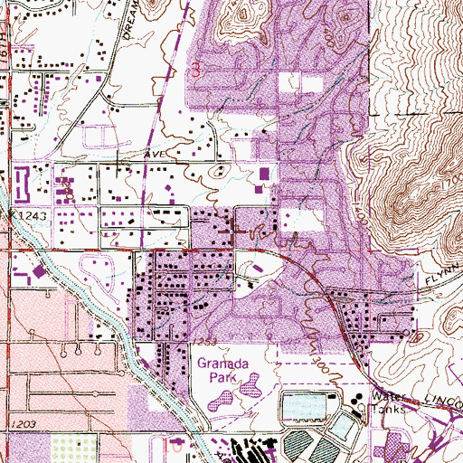 Topographic Map of Chabad of Phoenix, AZ