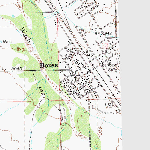 Topographic Map of Community Assembly of God Church, AZ