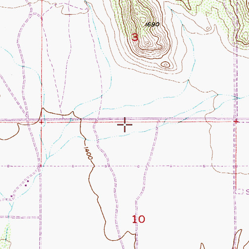 Topographic Map of Glendale Foothills Christian Church, AZ