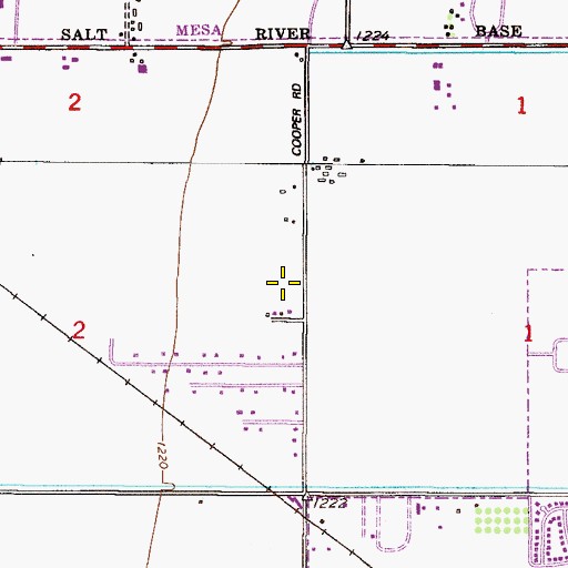 Topographic Map of The Church of Jesus Christ of Latter Day Saints, AZ