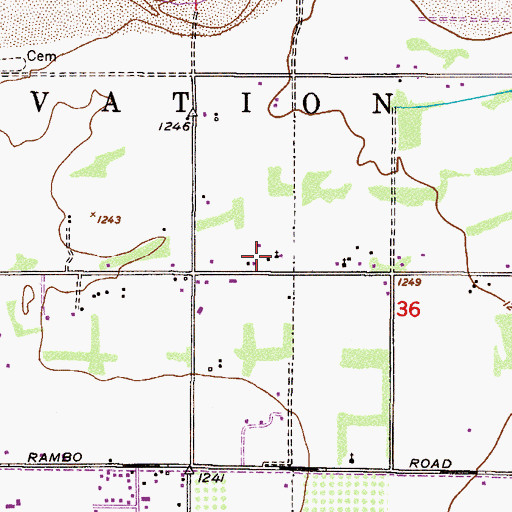 Topographic Map of Lehi Presbyterian Church, AZ