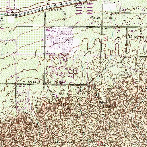 Topographic Map of Our Lady of Quito, AZ