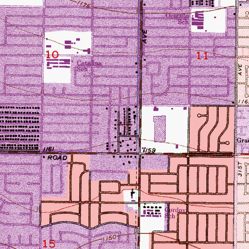 Topographic Map of Templo Verea, AZ