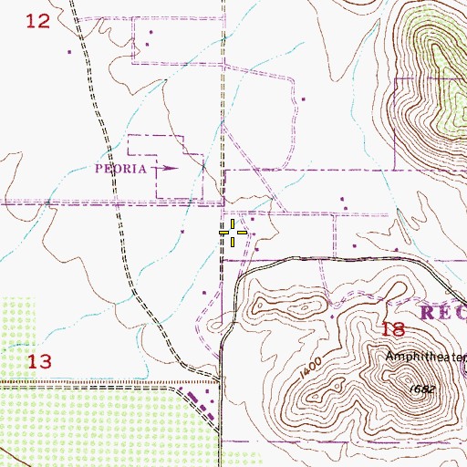 Topographic Map of The Church of Jesus Christ of Latter Day Saints, AZ
