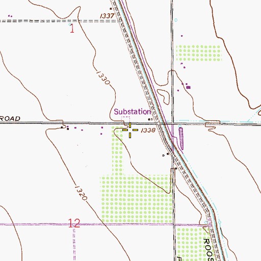 Topographic Map of The Church of Jesus Christ of Latter Day Saints, AZ