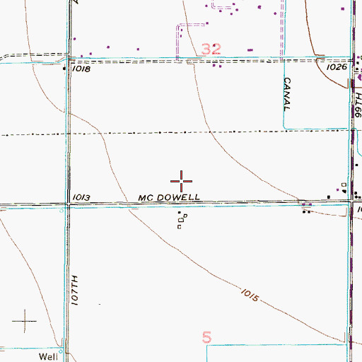 Topographic Map of Gateway Office Park, AZ