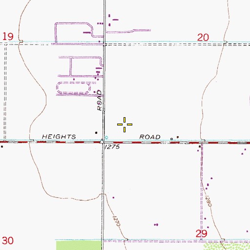 Topographic Map of Chandler Environmental Education Center at Veterans Oasis Park, AZ