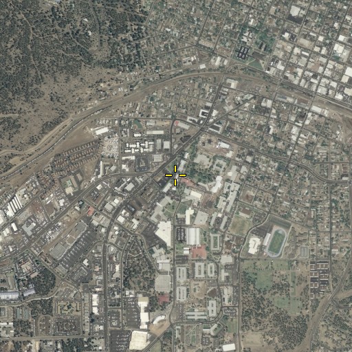 Aerial/Satellite Image of Northern Arizona University Flagstaff Campus Geology Building, AZ