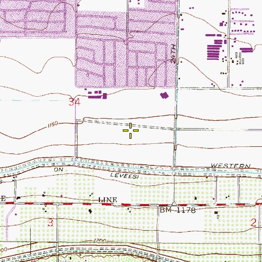 Topographic Map of South Mountain Community College Physical Sciences Building, AZ