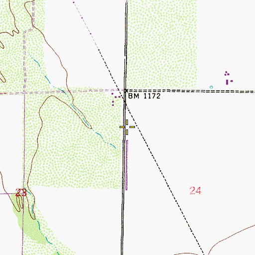 Topographic Map of Maricopa Fire Department Station 571, AZ