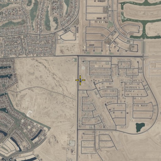 Aerial/Satellite Image of Maricopa Fire Department Station 571, AZ