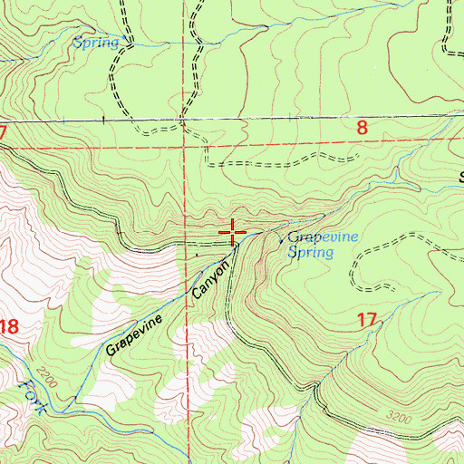 Topographic Map of Snoqualmie Gulch, CA