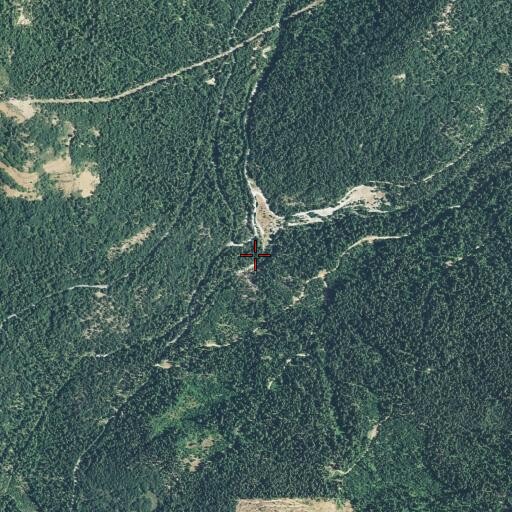 Aerial/Satellite Image of South Fork Long Canyon, CA