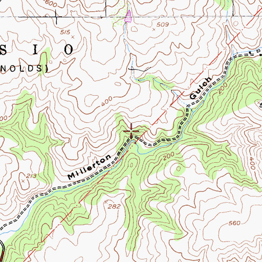 Topographic Map of Borello Quarry, CA