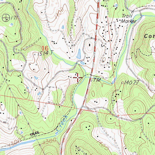 Topographic Map of South Wolf Creek, CA