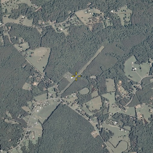 Aerial/Satellite Image of Anderson Airport (historical), VA
