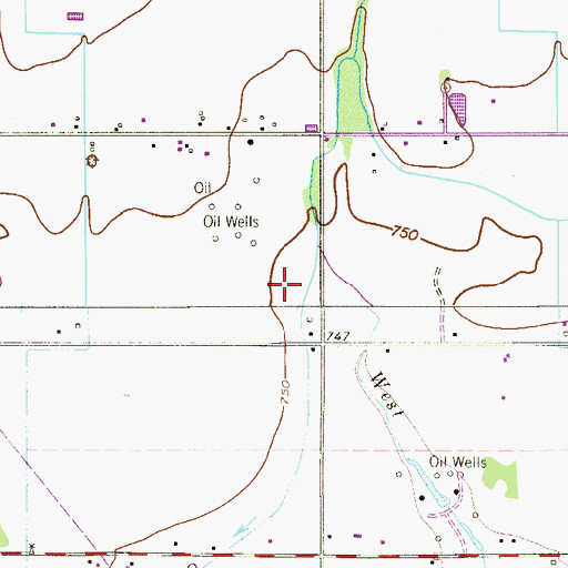 Topographic Map of Lytle Airpark, TX